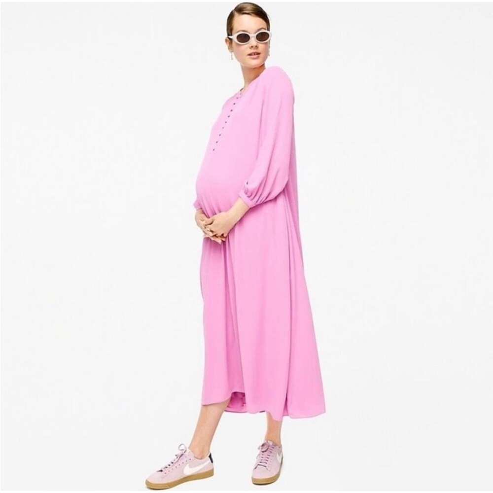 Hatch x J. Crew Pink Maternity Dress